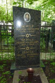 Бергер Зинаида Евсеевна, Москва, Востряковское кладбище